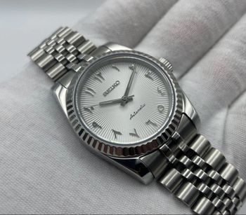 Seiko mod blanc arabic dial 