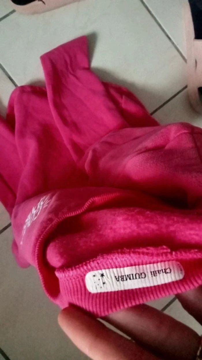 Sweat col rond rose - photo numéro 4
