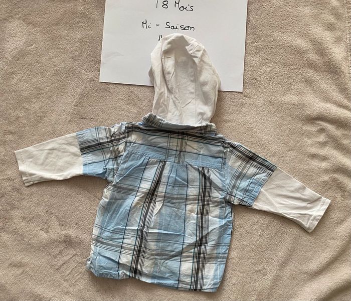 Lot 2 T-shirts manches longues & 1 chemise - 18 mois - TAO, Kiabi, In extenso - TBE - photo numéro 12