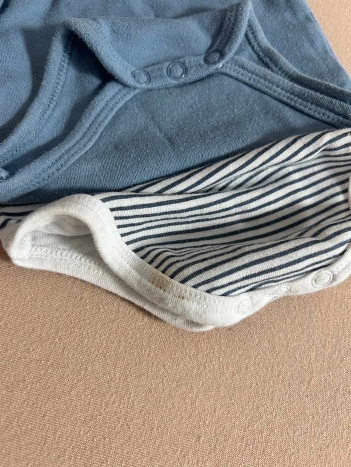 Lot body bodies garçon manches longues ours ourson - photo numéro 10