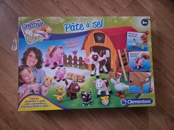 Coffret pâte à sel animaux neuf