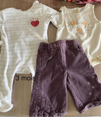 Lot 3 mois fille