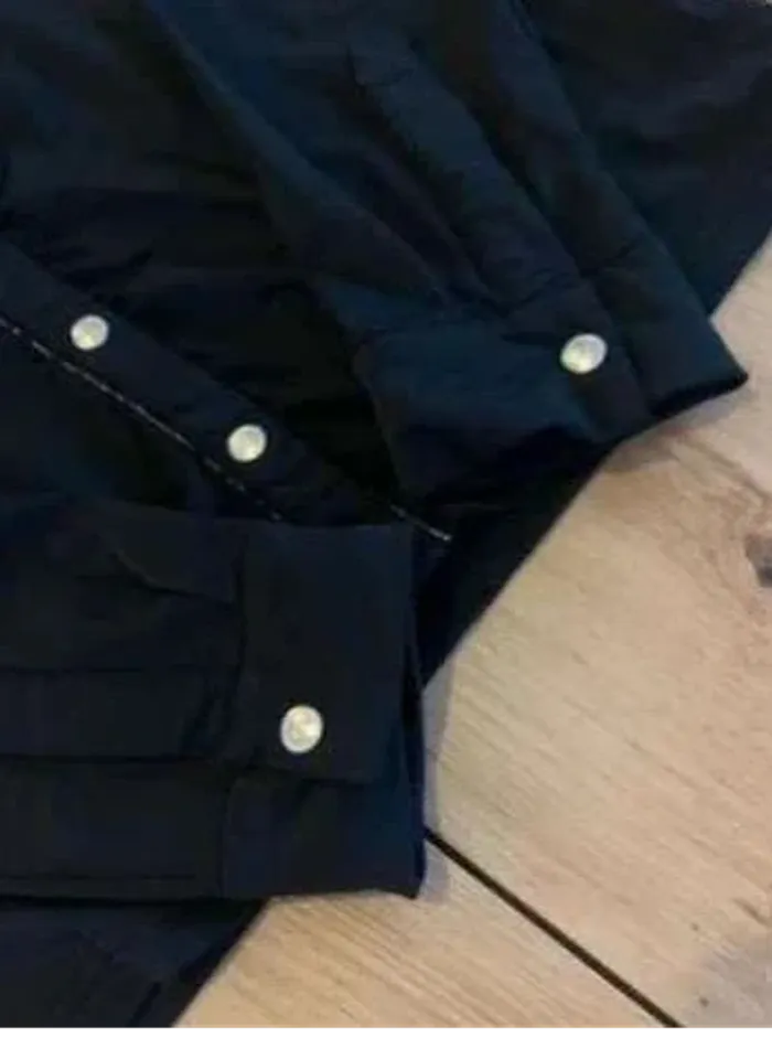 Chemise  de  Concours Harcour Noir, Taille  S,  Boutons avec  Logo,  Très  Bon  État - photo numéro 3