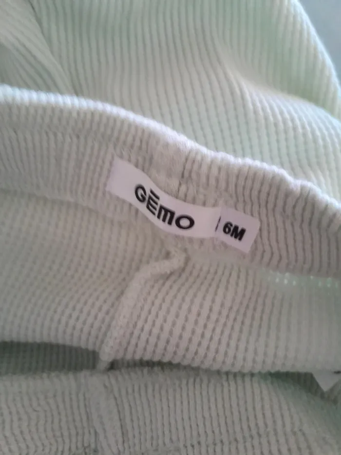 Pantalon vert menthe 6mois - photo numéro 2