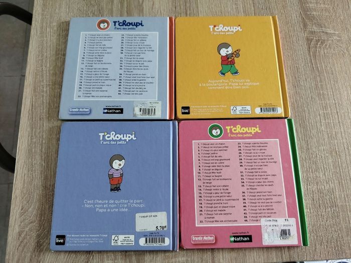 Lot de 4 livres de T'choupi tbe - photo numéro 2