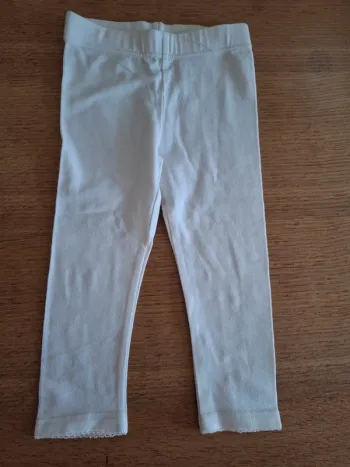 Witte legging
