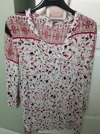 Chemisier printanier longues manches