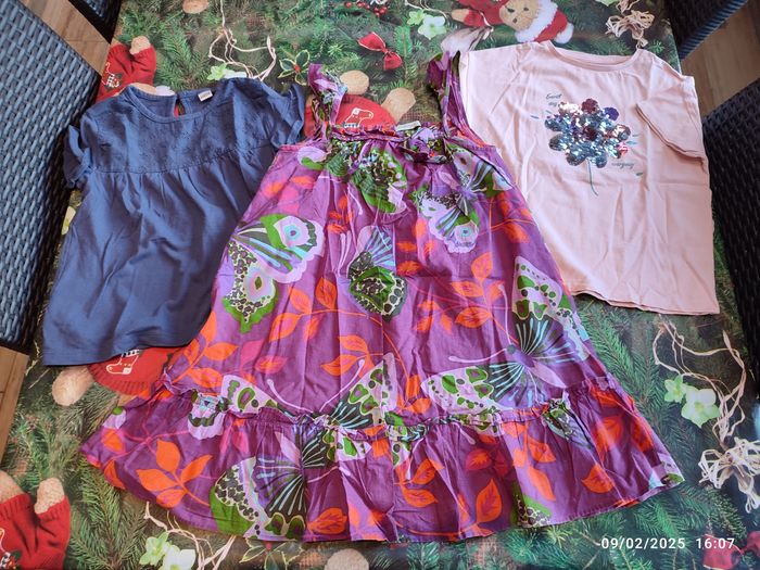 Lot vêtements fille 110/116