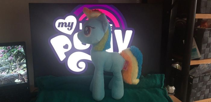 My Little Pony Peluche Rainbow Dash - photo numéro 2