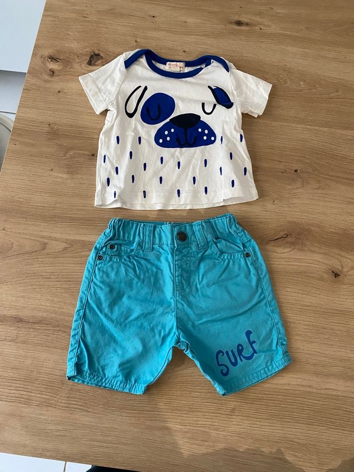 Ensemble été 6 mois neuf