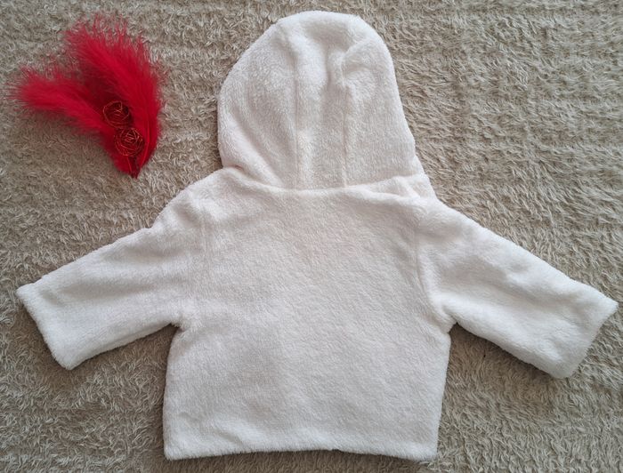 Veste chaude réversible blanche Catimini taille 6 mois - photo numéro 6