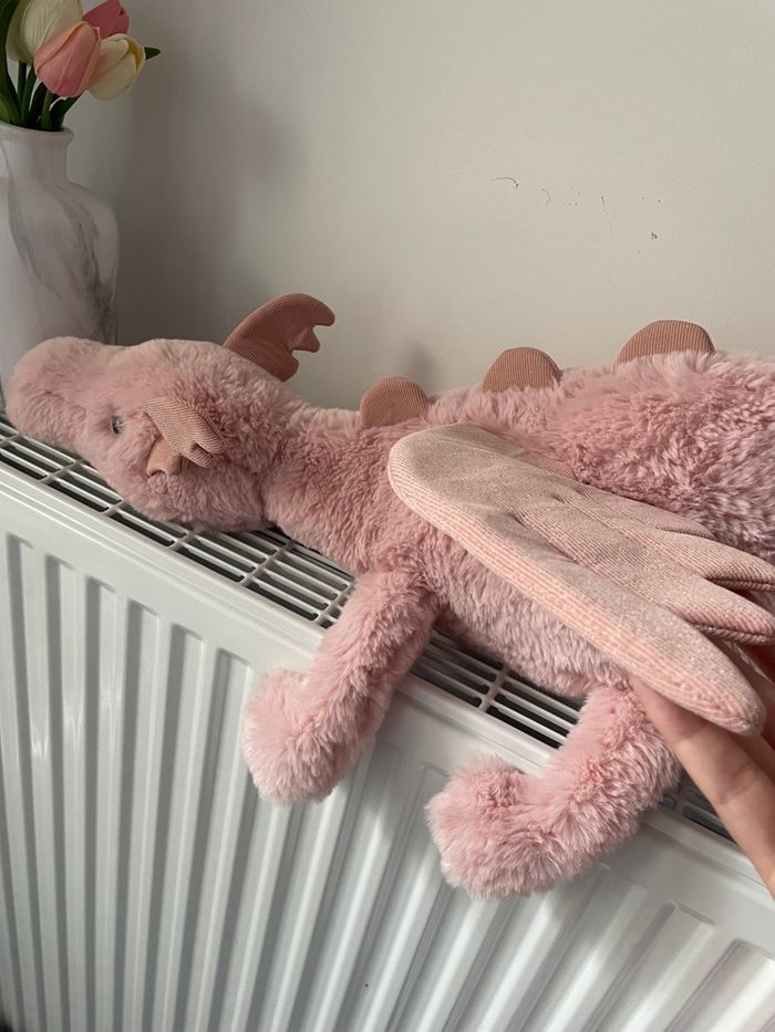 Peluche Jellycat Hugue Rose Dragon 🐉 - photo numéro 7