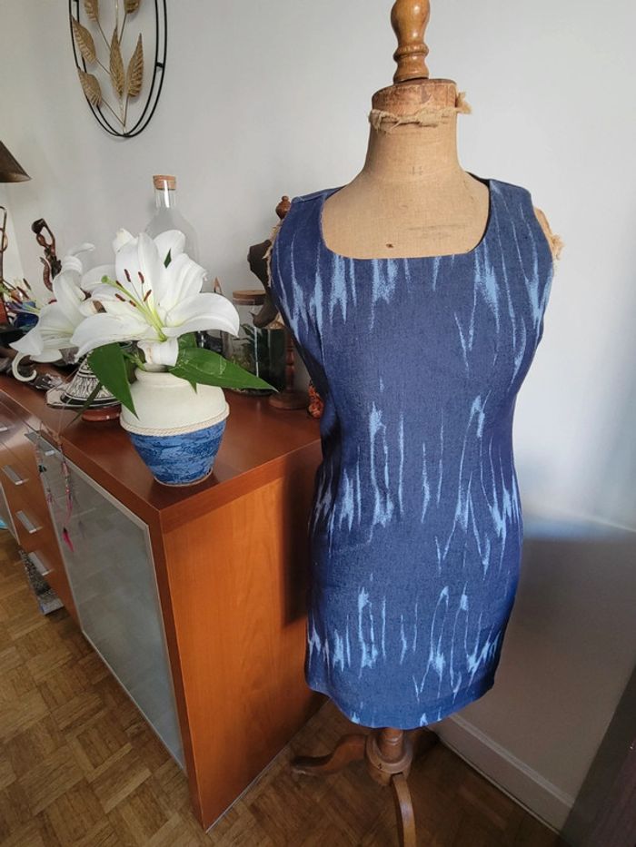 Robe jean T40 Marine d Amour paris - photo numéro 3