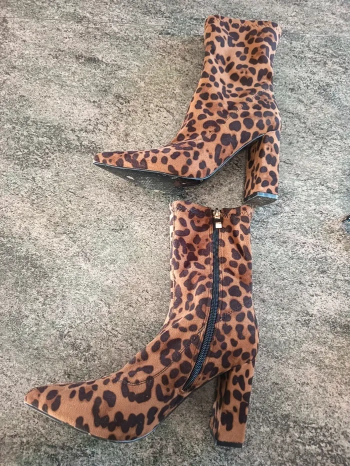 Bottines léopard pointure 38 bello star - photo numéro 3