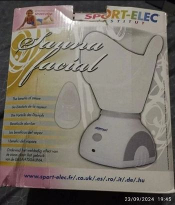 Appareil a vapeur facial