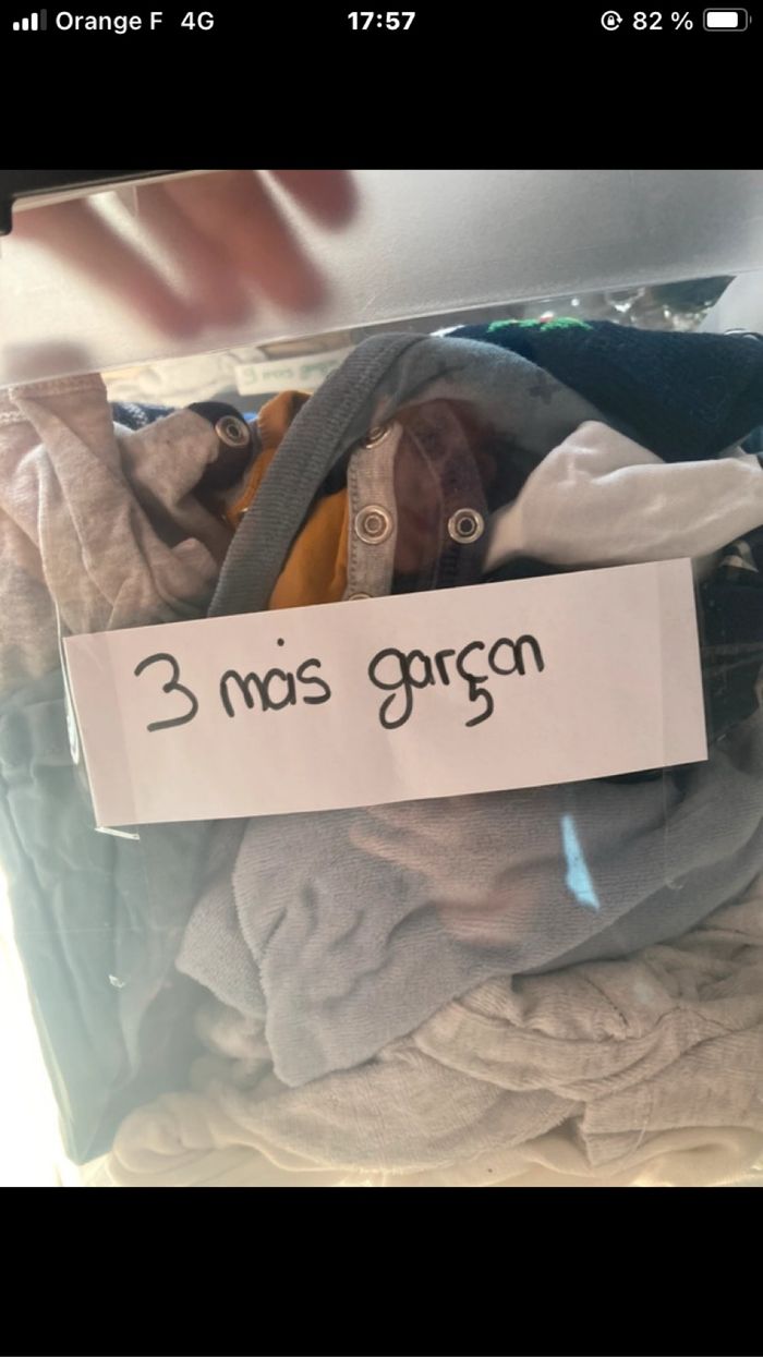 Lot garçon 3 mois
