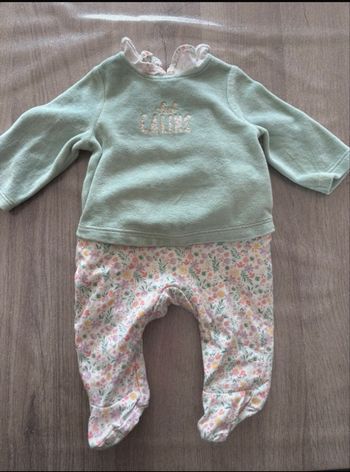 Pyjama fille 1 mois 53 cm