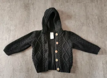 Gilet à capuche bébé garçon 2/4 mois comme NEUF