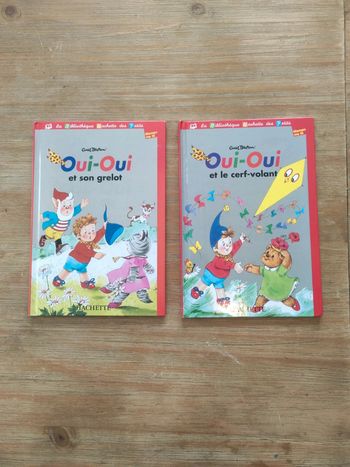 Lot de 2 livres Oui-Oui
