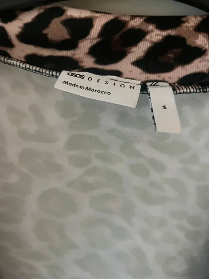 chemise léopard oversize asos - photo numéro 3
