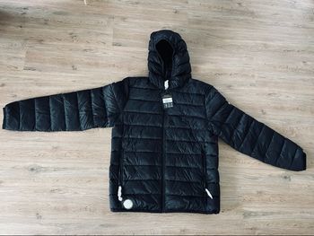 Doudoune HOT BUTTERED neuve jamais porté noir glacier 100% duvet d’oie taille XXL