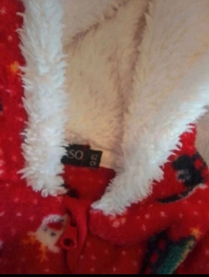 Pyjama /surpyjama mixte capuche polaire bien chaud - photo numéro 4