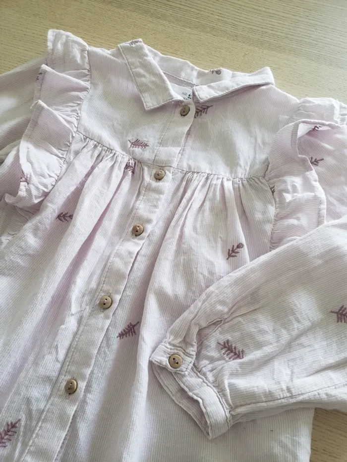 Chemisier léger à motifs Zara - photo numéro 2