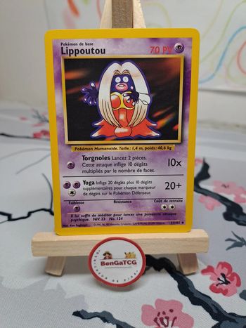 Carte Pokémon Lippoutou 31/102 Set de base ed2 Wizards Fr
