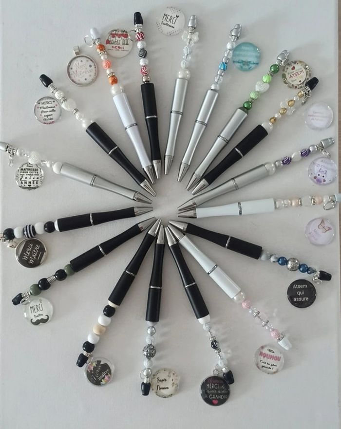 Cadeau stylo merci maitresse,atsem prof nounou maitre