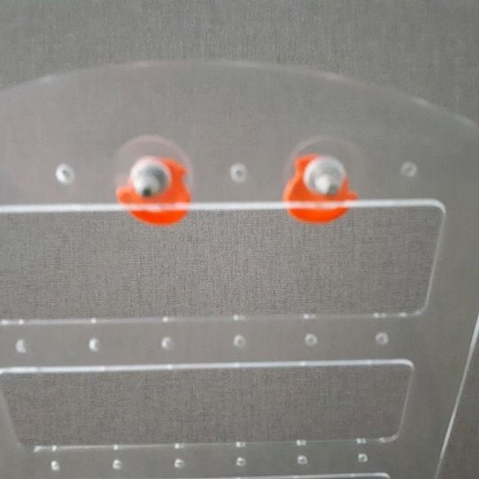 Boucles d'oreilles oiseaux orange - photo numéro 4