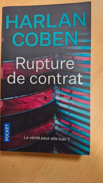 Livre  Rupture de contrat d harlan coben