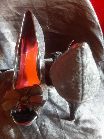 Escarpins noirs dentelles