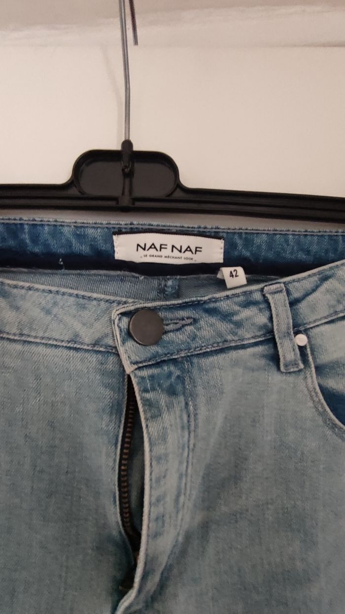 Pantalon jeans 👖 femme taille 42 marque  NAf Naf - photo numéro 3