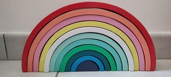 Arc en ciel bois