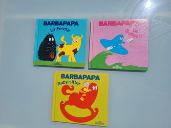 3 livres Barbapapa : Baby-sitter, Le Bateau et La Ferme 🐄