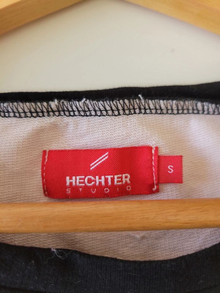 Sweat Hechter rose et noir - Taille S - photo numéro 2
