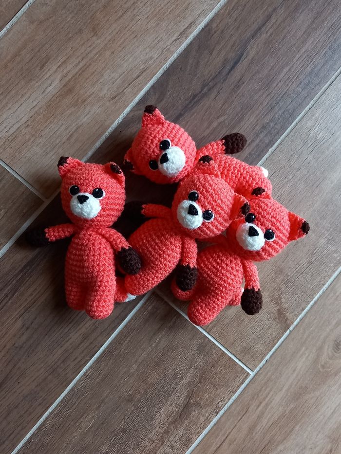 Amigurumi renard 15cm - photo numéro 4