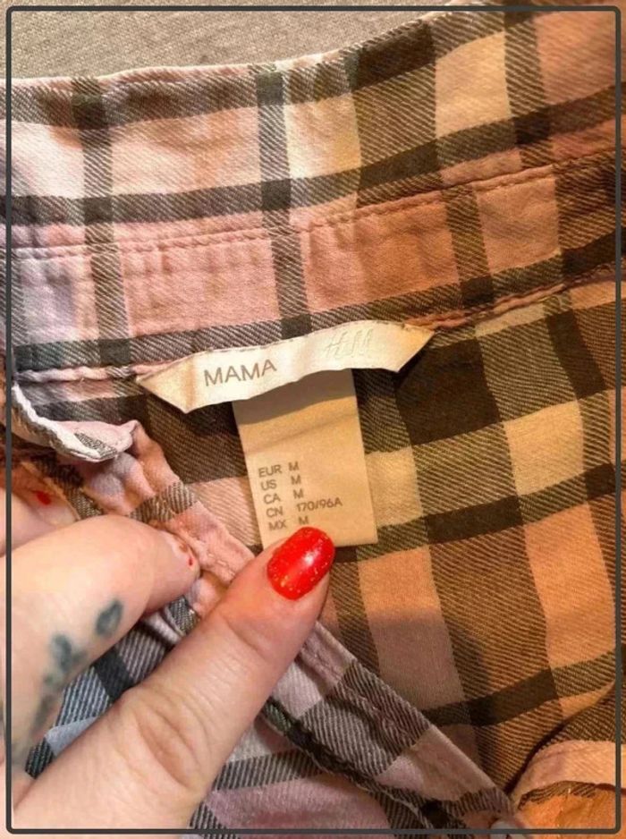 Chemise  taille  38  marque  H&M  mama - photo numéro 5