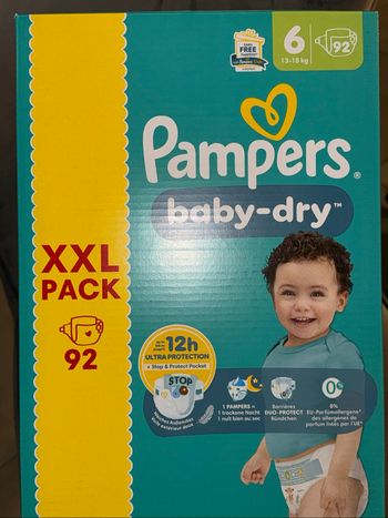 Pampers baby dry taille 6