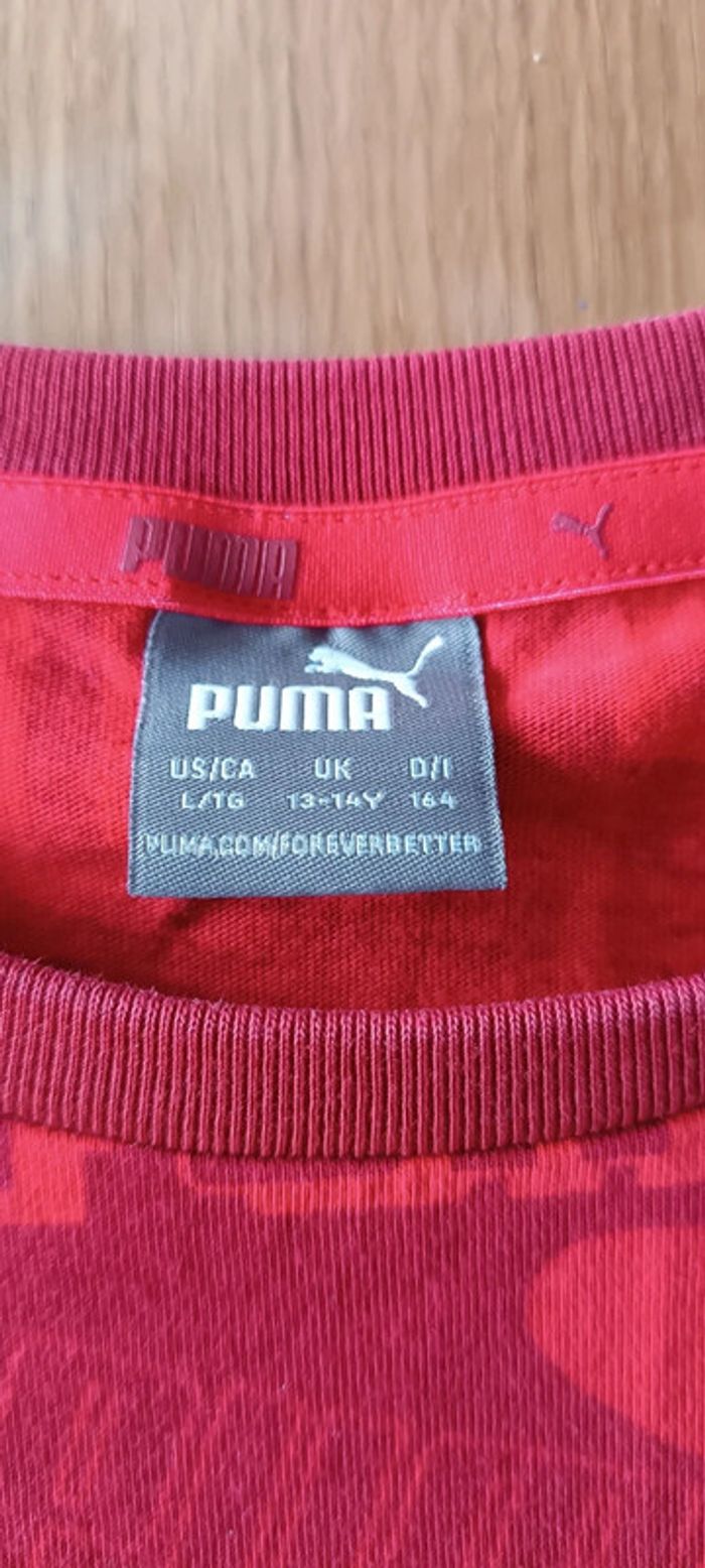 T-shirt Puma rouge - photo numéro 2