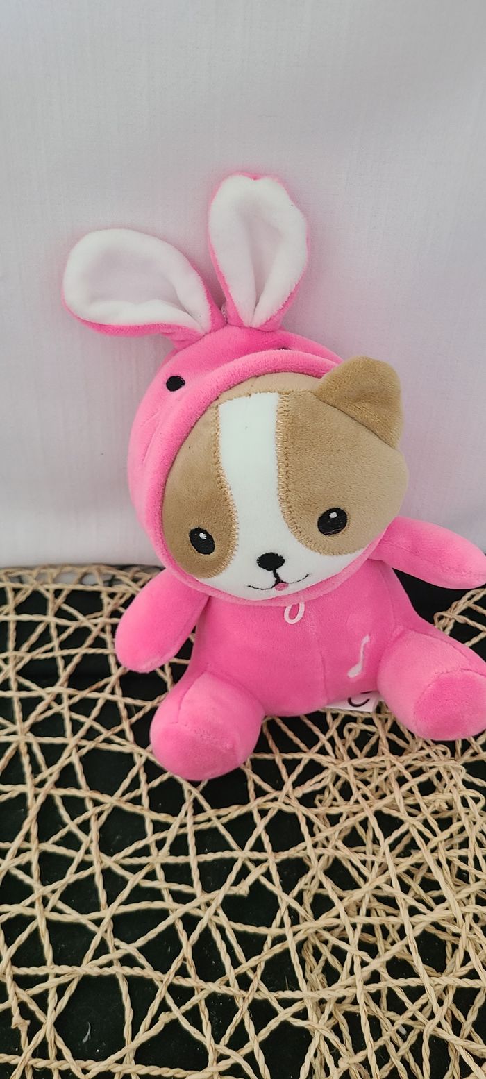 doudou sonore ours lapin fizzy