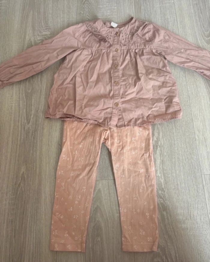 Ensemble H&M taille 24 m bébé fille