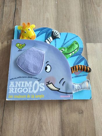 Livre : Animos rigolos, les couleurs de la jungle