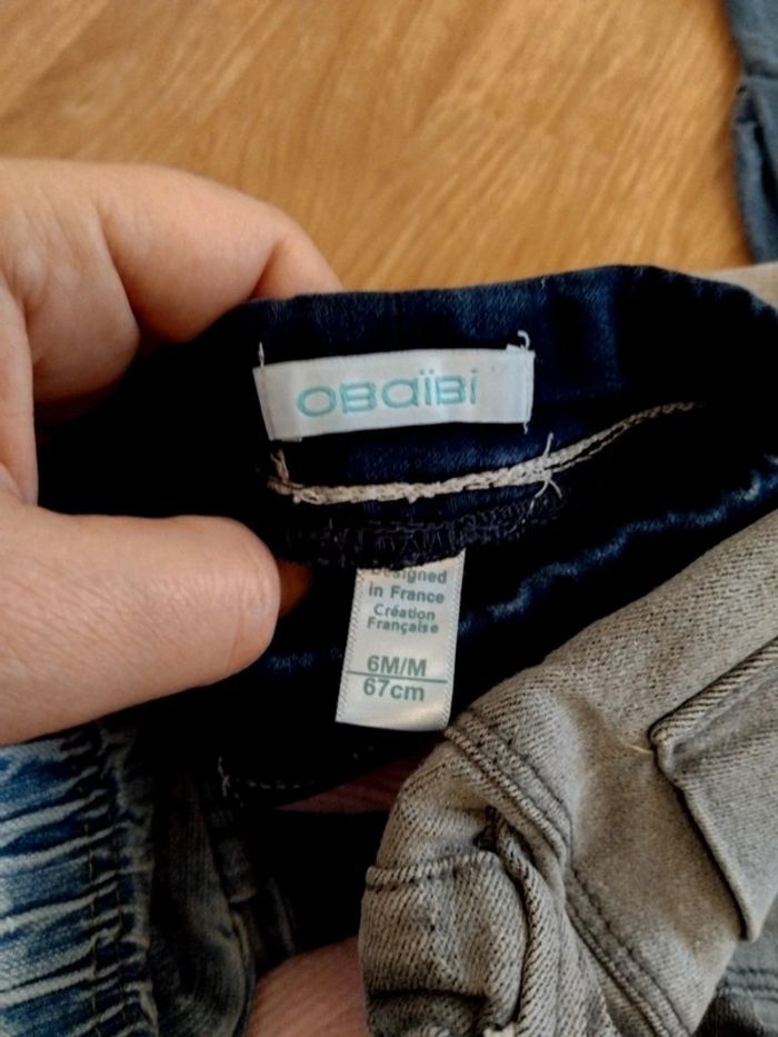 Lot pantalons fille 6mois - photo numéro 13