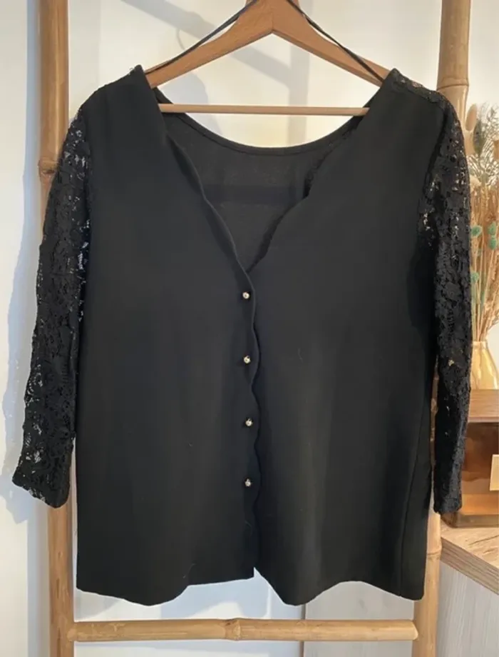 Blouse noir by charming girl - photo numéro 5