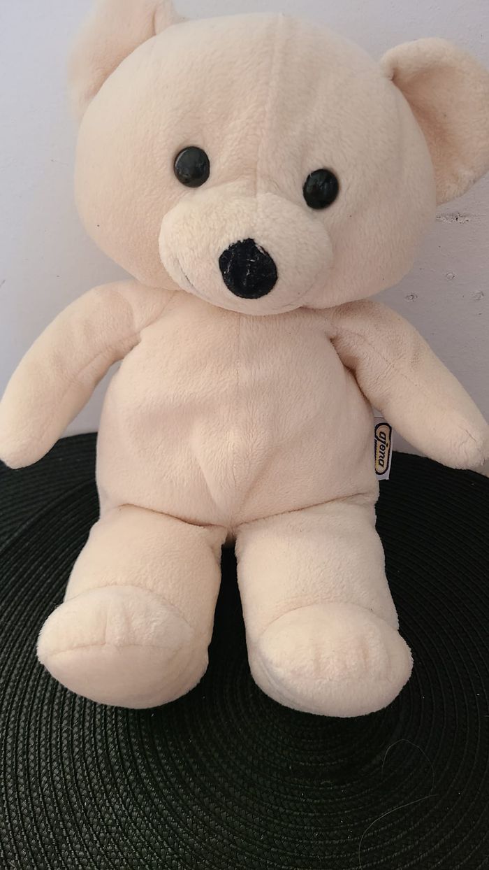 doudou ours beige ajena - photo numéro 2