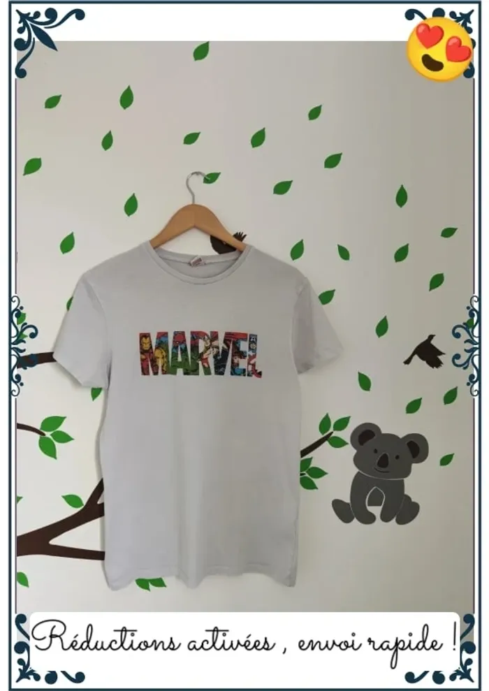T-shirt homme Marvel taille S