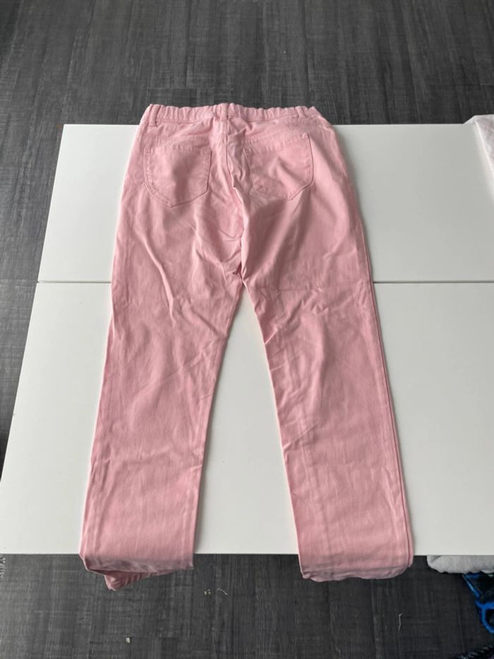Pantalon rose taille 12 ans marque kiabi slim fit - photo numéro 2