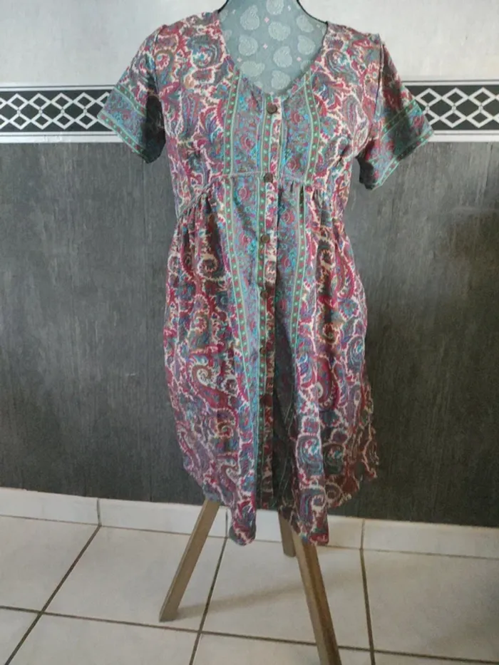 Robe légère manche courte taille S/M - photo numéro 2