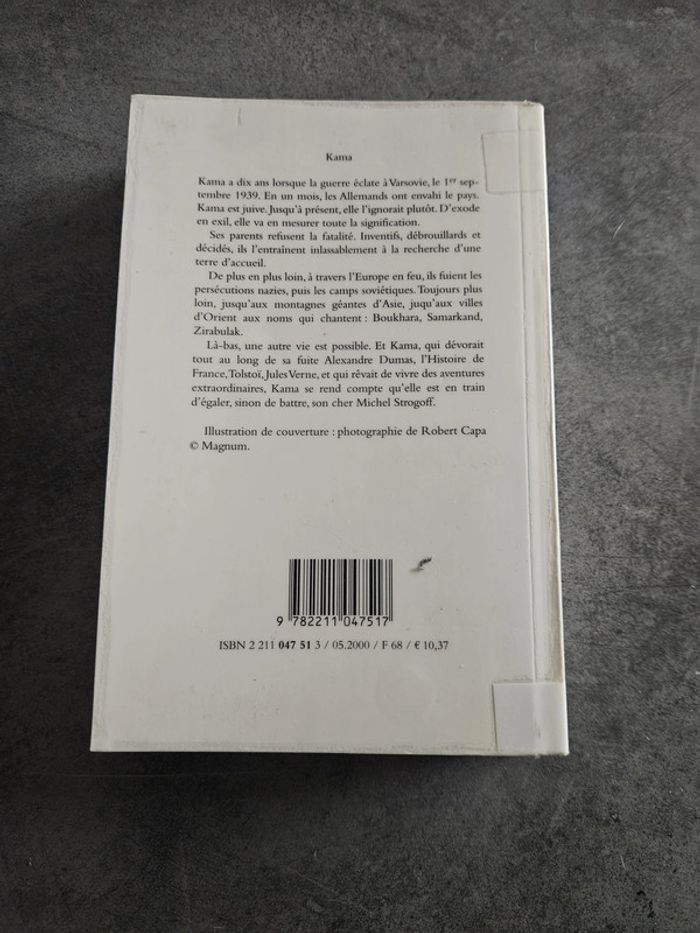 Livre roman historique "Kama" - Jean-Jacques Greif - photo numéro 2
